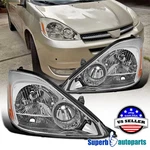Fits 2004-2005 Toyota Sienna Headlight Lamp Replacement Left+right. Fixed Price $109.98.