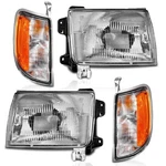 Headlights Assembly For 1998-2000 Nissan Frontier W/corner L+r Pair. Fixed Price $173.50.