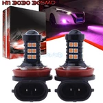 2PCS H11 H8 H9 3030 30SMD Led Fog Bulb Conversion Kit Upgrade 14000K Purple Pink. Fixed Price $15.99.