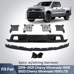 Front Lower Bumper Cover Assembly For 2019-2021 Chevy Silverado 1500 W/fog Light. Fixed Price $157.99.