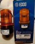 Ecco 6267A Beacon Light , Amber Flashing Strobe Manlift Forklift. Fixed Price $55.99.