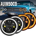 4X White 5.75" 5-3/4 Led Headlight Kit For Mercury Cougar XR-7 Hardtop 1974-1976. Fixed Price $149.99.