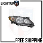 Headlights Headlamps Right Only For 11-13 Toyota Corolla Xrs. Fixed Price $78.56.