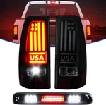 Led Tail + 3RD Brake Lights Light, U.s. Flag Pattern. Fixed Price $152.42.