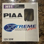 Piaa 15211 H11 Xtreme White Plus High Performance Halogen Bulb Pack, 12V 55W. Fixed Price $44.99.