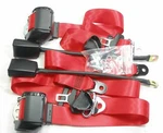 New Red Bmw 2002TII Trw / Repa Seat Belts Made In Germany, Fits Perfect. Fixed Price $235.00.