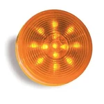 2-1/2" Round Side Marker Led Light Amber Grote G1033. Fixed Price $9.38.