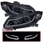 Smoke Fits 2012-2015 Honda Civic 2DR/4DR Projector Headlights Led Bar Lamps. Fixed Price $299.49.