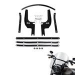 Windshield Windscreen Bracket Mount Set Fit For Harley Road King Flhr 1994-2025. Fixed Price $52.99.