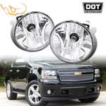 Clear Lens Fog Lights W/bulbs For 07-14 Chevy Tahoe Avalanche Suburban Gmc Yukon. Fixed Price $15.00.