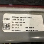 Tail Light Decklid Mounted Fits 17-20 Lincoln Continental 453582. Fixed Price $655.00.