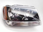 Oem Jeep Grand Cherokee Right Passenger Black Halogen Headlight Headlamp-nice. Fixed Price $99.99.
