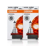 Osram Original Oem H11 Halogen Headlight Bulbs 64211L+ 55W High Low Fog 2-PACK. Fixed Price $15.81.