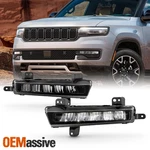 For 2022-2025 Jeep Wagoneer Full Led Fog Lights Bumper W/ Universal Switch Set. Fixed Price $79.99.