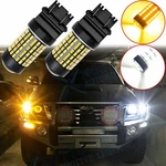 For Toyota White/amber Switchback 3157 4157 Led Turn Signal Drl Light Bulbs 2PCS. Fixed Price $17.99.