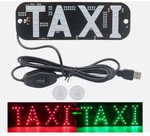 Taxi Light,dual Colors Led Sign Decor, 2 Changeable. Fixed Price $9.96.