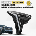 For 2019-2022 Cadillac CT6 Full Led Headlight W/o Cornering Lamp Passenger Side. Fixed Price $428.00.