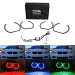 Dtm Style Horseshoe Rgb Multi-color Led Angel Eyes Halo Rings For Bmw Headlights. Fixed Price $61.09.