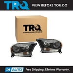 Trq Headlight Assembly Set Driver & Passenger Side Fits 2011-2013 Dodge Durango. Fixed Price $239.95.