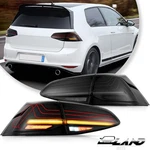 Smoked Laser Led Tail Lights For Volkswagen Golf MK7 Hatchback 2015-2017 Pair. Fixed Price $343.19.