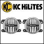Kc Hilites 4" Gravity G4 10W Led Fog Lights Fit 10-24 Jeep Wrangler / Gladiator. Fixed Price $379.99.