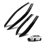 Black Window Visors Rain Guards For Mitsubishi Lancer 02-07 4PCS Set. Fixed Price $52.80.