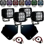 Rigid Radiance+ Pod Rgbw Led Fog Lights Kit Mount 10-14 Ford Raptor Svt. Fixed Price $799.99.