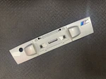 98-02 Bmw E36 Roadster Rear Trunk Lid Lisence Plate Cover Trim Silver. Fixed Price $79.99.