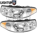 Left Right Sides Pair Fluted Headlights For 2000-2005 Buick Lesabre Limited. Fixed Price $161.08.