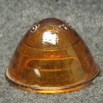 Saf-t-ray BL25 Amber Glass Dome Marker Light Lens 2-1/2" Diamter & 1-1/2" 59969. Fixed Price $14.99.