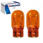 New Wagner 7443NA, BP7444NALL Turn Signal Light Bulb-sr Front ( 2 Pack ). Fixed Price $11.99.