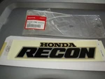 Nos Honda TRX250R Fourtrax Recon 1998-02 Oem Genuine Emblem Mark 87122-HM8-670ZC. Fixed Price $54.99.