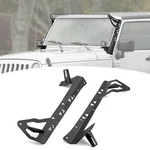 52" Led Light Bar Windshield Brackets & A-pillar For Jeep Wrangler Jk 2007-2017. Fixed Price $39.95.