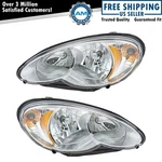 Trq Headlight Assembly Set Fits 2006-2010 Chrysler Pt Cruiser. Fixed Price $141.22.