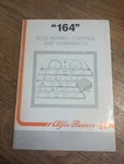 Alfa Romeo 164 Shop Service Manual For Dash Instrunent Cluster Warning Lights. Fixed Price $59.59.