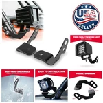 Stainless Steel Light Mount Brackets For Polaris Rzr Led Pods 2-PACK. Fixed Price $30.59.
