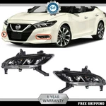 Front Bumper Driving Fog Light Lamps Assembly Kit For Nissan Maxima 2016-2019. Fixed Price $38.96.