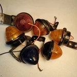 Vintage Yankee 84 Flex Mount Beehive Light Amber Marker Clearance Lot (6). Fixed Price $65.00.