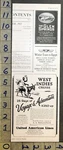 1923 United American Line West Indies Cruise Glen Springs Seneca Travel Ad 32708. Fixed Price $21.95.