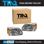 Trq Headlight Assembly Set Fits 2004-2012 Mitsubishi Galant. Fixed Price $184.95.
