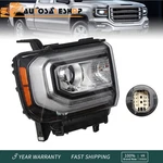 Passenger For Gmc Sierra 1500 2016-2018 Led Drl Projector Headlight Hid/xenon. Fixed Price $115.60.