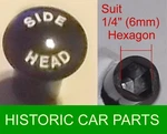 Dashboard Light Switch Knob With "side Head" Icon For Triumph TR2 1953-55. Fixed Price $14.77.