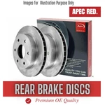 Brake Discs Pair Rear For Bmw E87 177BHP 2.0 120D 07- 11 Diesel Apec. Fixed Price $92.02.