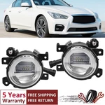 Front Bumper Led Fog Light Lamp Lh&rh Pair For 2014-2020 Infiniti Q50 QX60 QX80. Fixed Price $34.43.