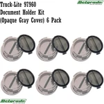 Truck-lite 97960 Document Holder Kit (opaque Gray Cover) Pack. Fixed Price $54.00.