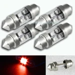 4X Universal 31MM Red Smd Led Festoon Replacement Dome Map Glove Light Bulb. Fixed Price $5.95.