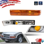 Bumper Lights Fits 1998-2004 Chevy S10 Blazer Amber Parking Signal Lamps 98-04. Fixed Price $29.99.