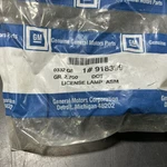 Gm Part# 918399 Black License Plate Lamp Cover. Fixed Price $25.00.