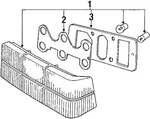 Genuine Volvo Circuit Board Gasket 1235176. Fixed Price $18.82.