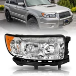 2006-2008 Subaru Forester Chrome Headlight Assembly Passenger Side 07. Fixed Price $60.99.